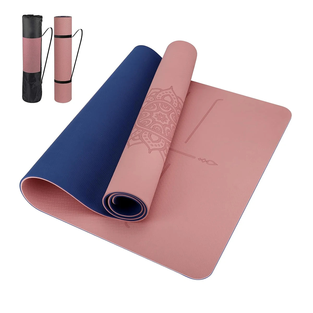 TPE Yoga Mat – 6mm Non-Slip