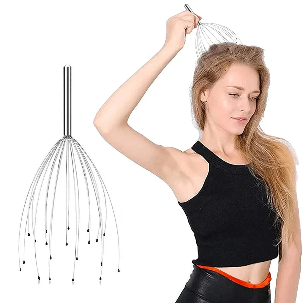 Head Massager – 20-Claw Stainless Steel Scalp Relaxation Tool